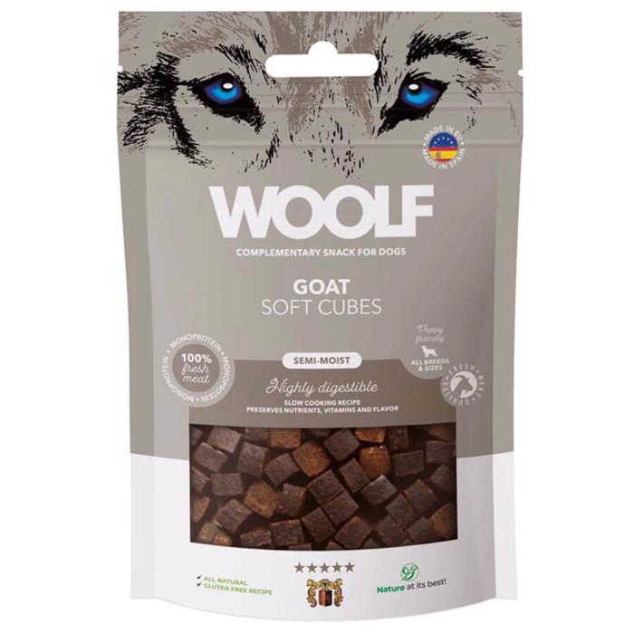 Woolf mjuka kuber med get 100g