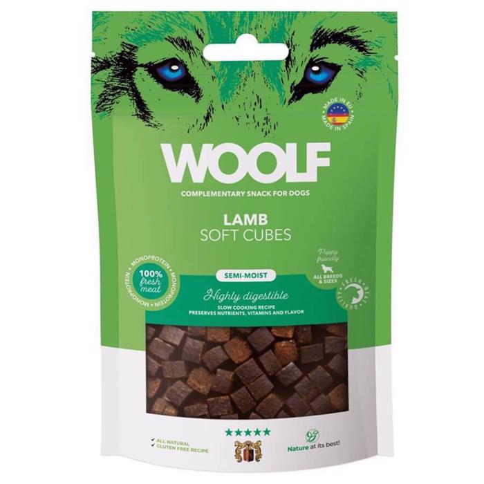 Woolf Soft Cubes med Lamm 100g