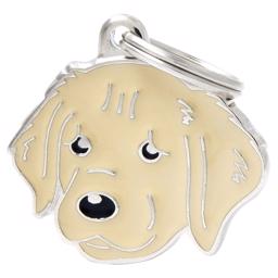 My Family Dog Tag med Golden Retriever