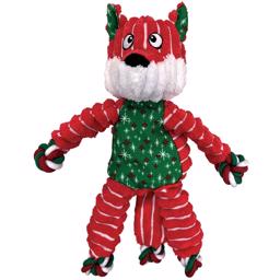 Kong Holiday Floppy Knots The Handsome Christmas Fox Foxy Jim