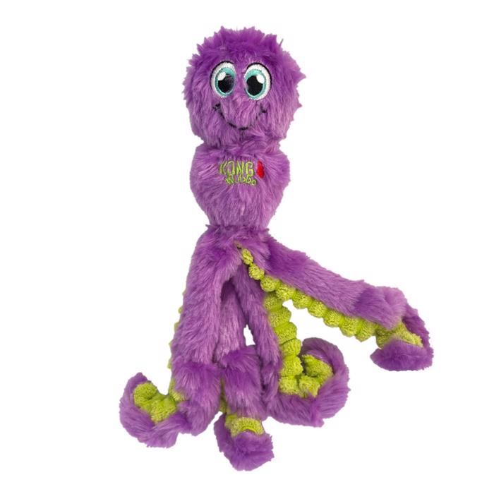 Kong wubba Octopus lila lime mix hundleksak