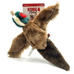 Kong Wild Low StuffPheasant Dog Teddy Lättfylld Fasan Mint