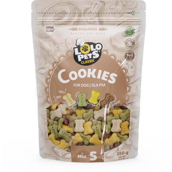 Lolo Pets Klassiska hundkex Bästa kvalitet Small Mix 350g