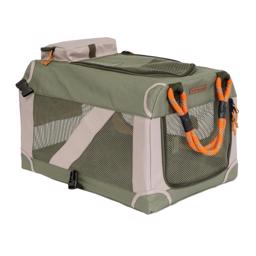 Nordic Paws Luxury Transport Cage Tyg Army Green