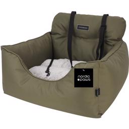 Nordic Paws Cozy DeLuxe Designer Car Seat & Bed Army