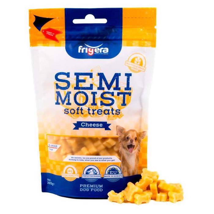 Frigera Semi Moist Soft Grain Free Hundgodis med ost 165g