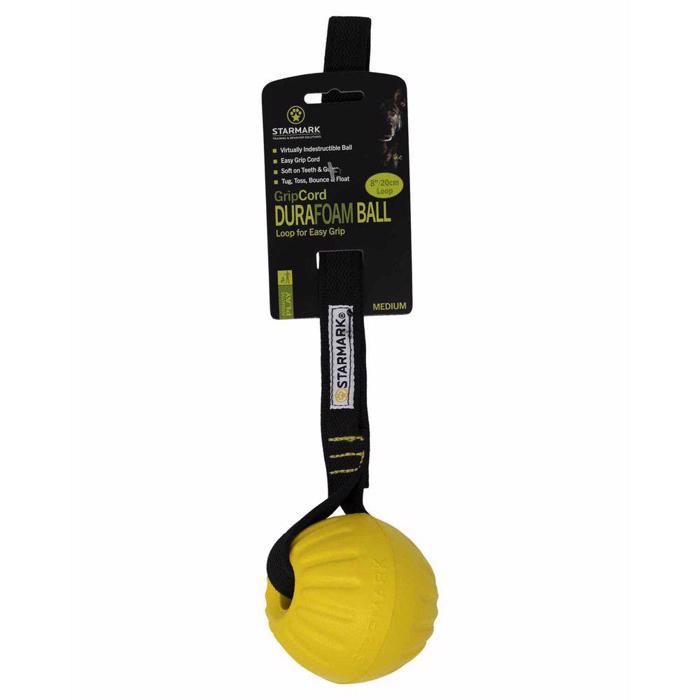 Starmark Gripcord Foam Ball LOOP Ball med handtag för aktivering MEDIUM