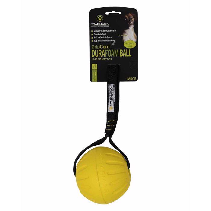 Starmark Gripcord Foam Ball LOOP Ball Med Handtag För Aktivering STOR