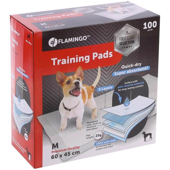 Flamingo Training Pads Premium Zindi Pee Pads 100st M60x45cm