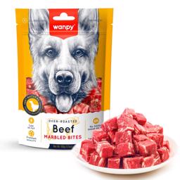 Wanpy Treats Ugnsrostade marmorerade bites NÖTKÖT 100g 