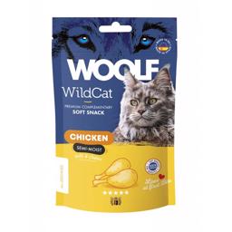 Woolf Wildcat Semi Moist Cat Treats med kyckling 50g