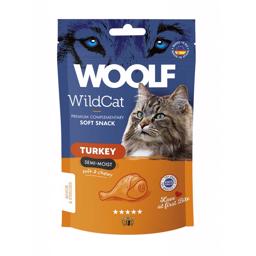 Woolf Wildcat Semi Moist Cat Treats med Kalkon 50g